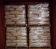 Iron oxide black packed in 25 kg bag on pallets